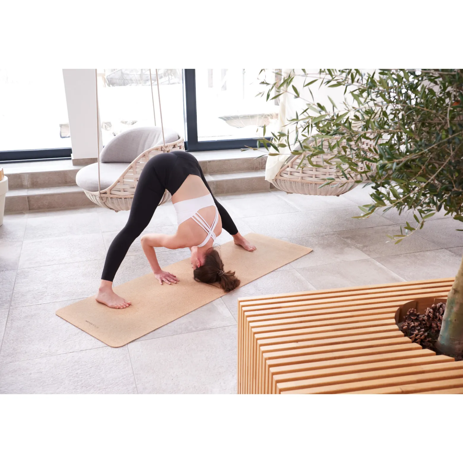 Artzt Vitality Yogamatte Kork