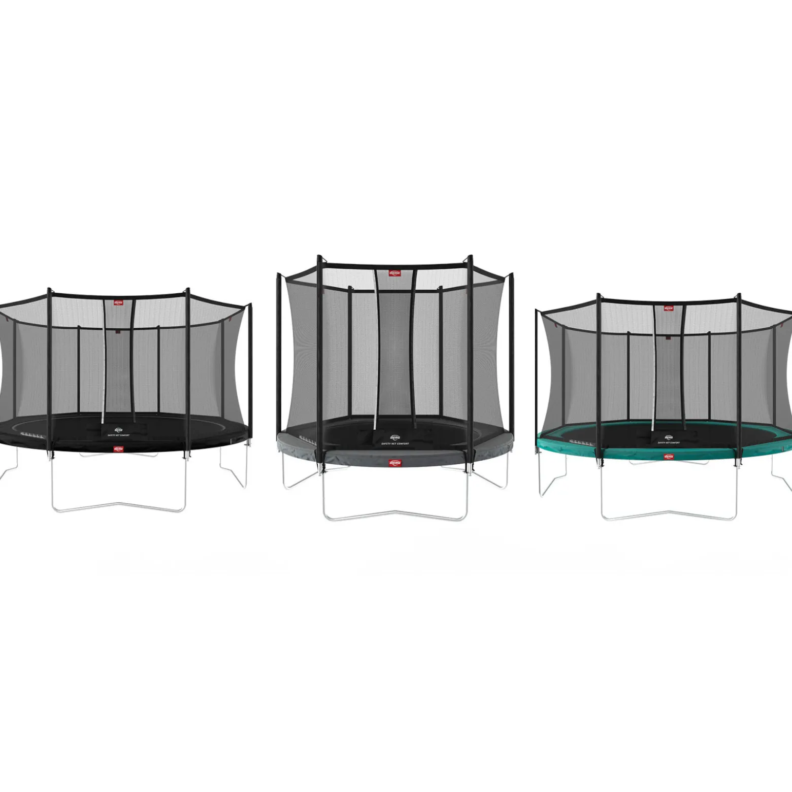 Berg Trampolin Favorit inkl. Sicherheitsnetz Comfort