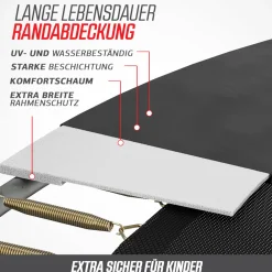 Berg Trampolin Favorit inkl. Sicherheitsnetz Comfort