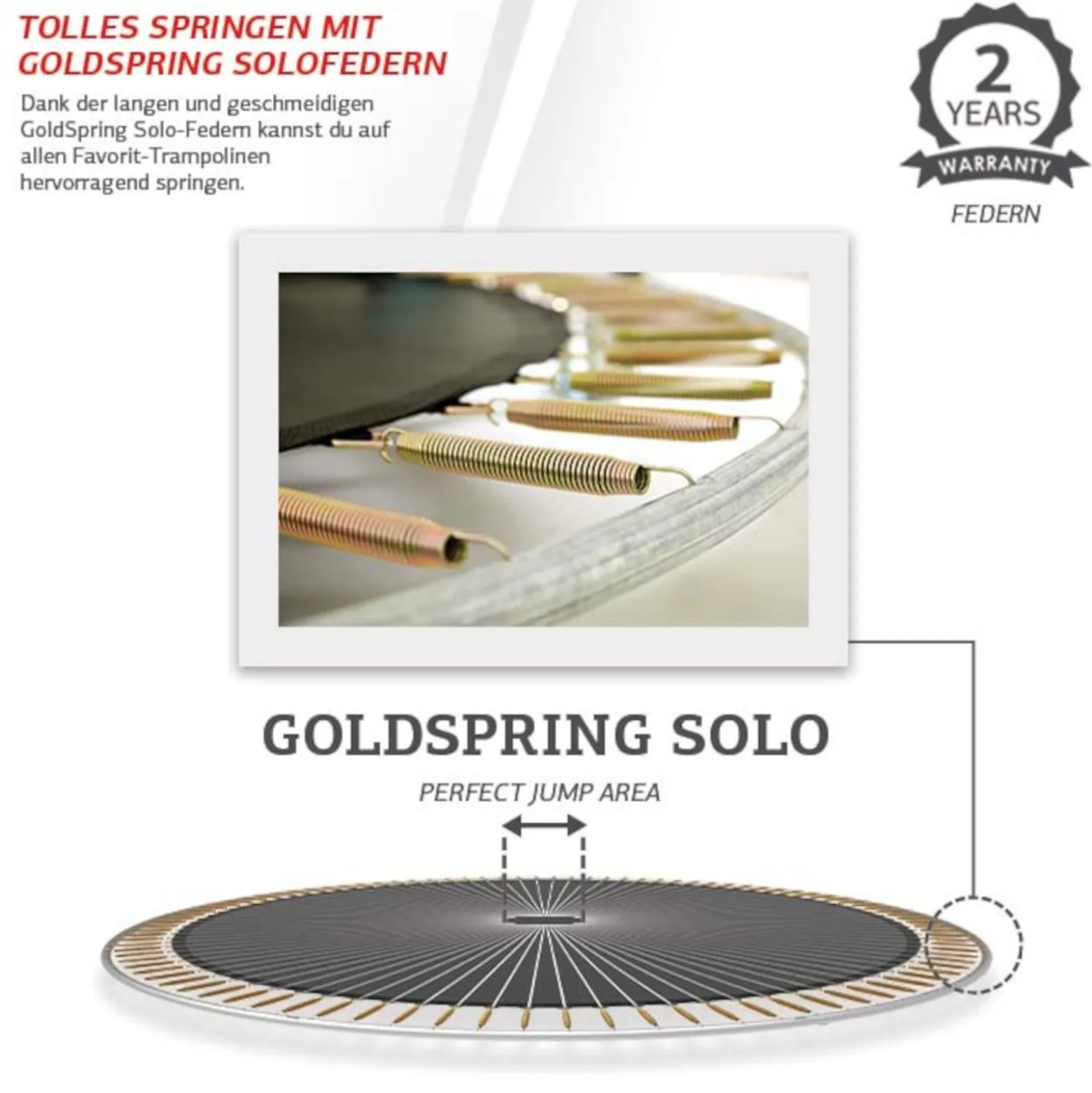 Berg Trampolin Favorit inkl. Sicherheitsnetz Comfort