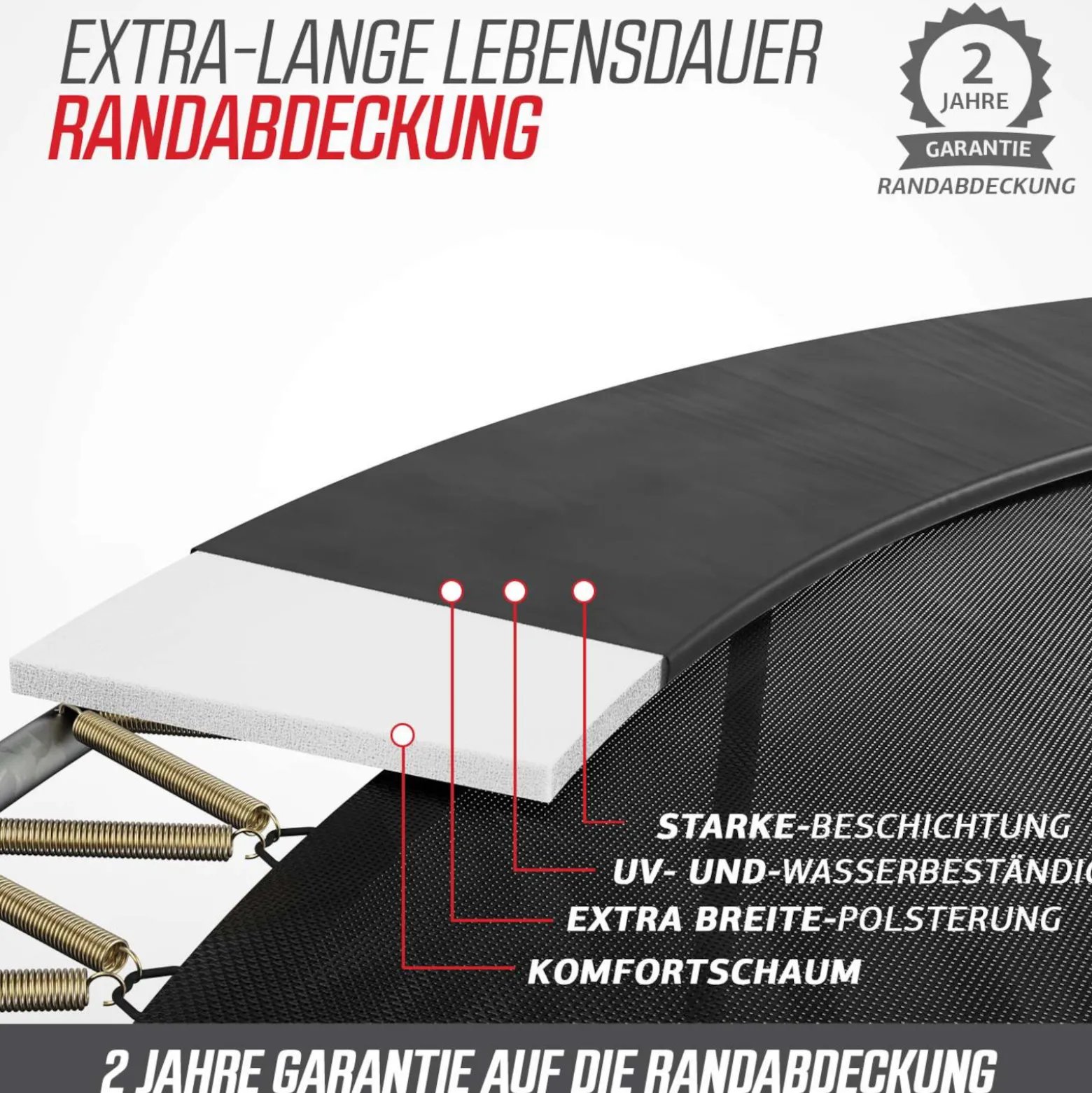 Berg Trampolin Grand Champion inkl. Sicherheitsnetz Deluxe AirFlow Pro