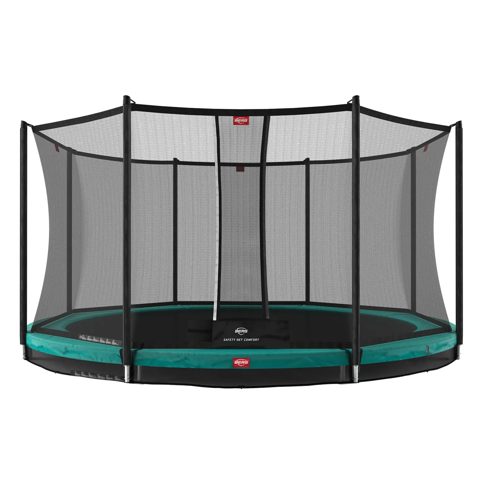 Berg Trampolin InGround Favorit inkl. Sicherheitsnetz Comfort