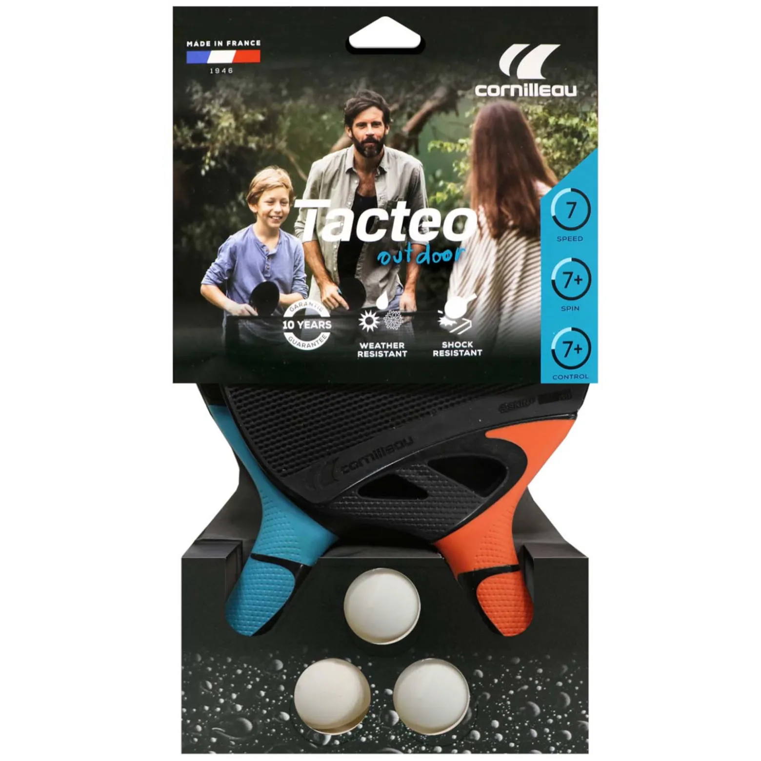 Cornilleau Tischtennisschläger Set Duo Tacteo