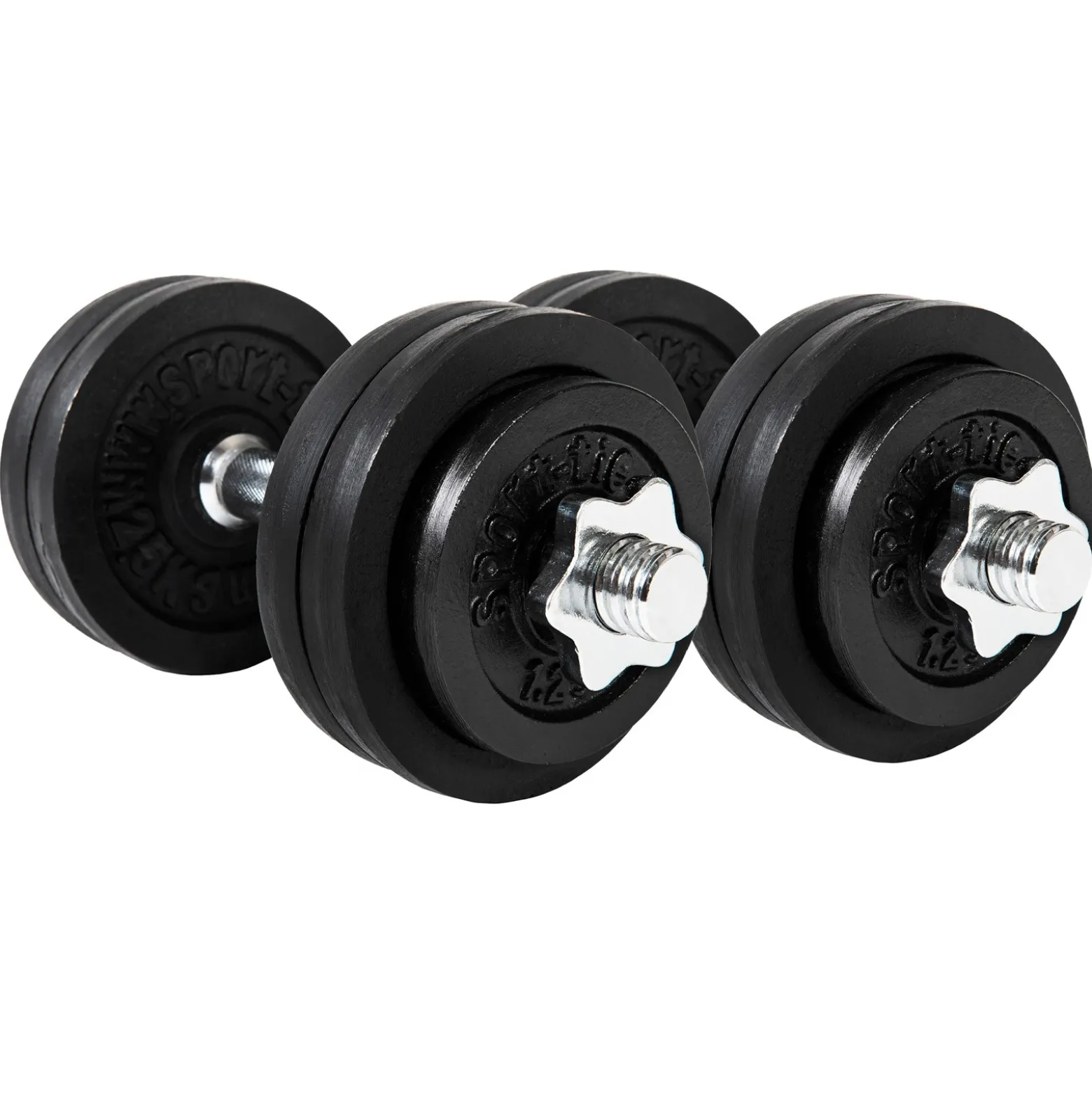Darwin Hantelbank FB90 und 2 Kurzhanteln 15 kg