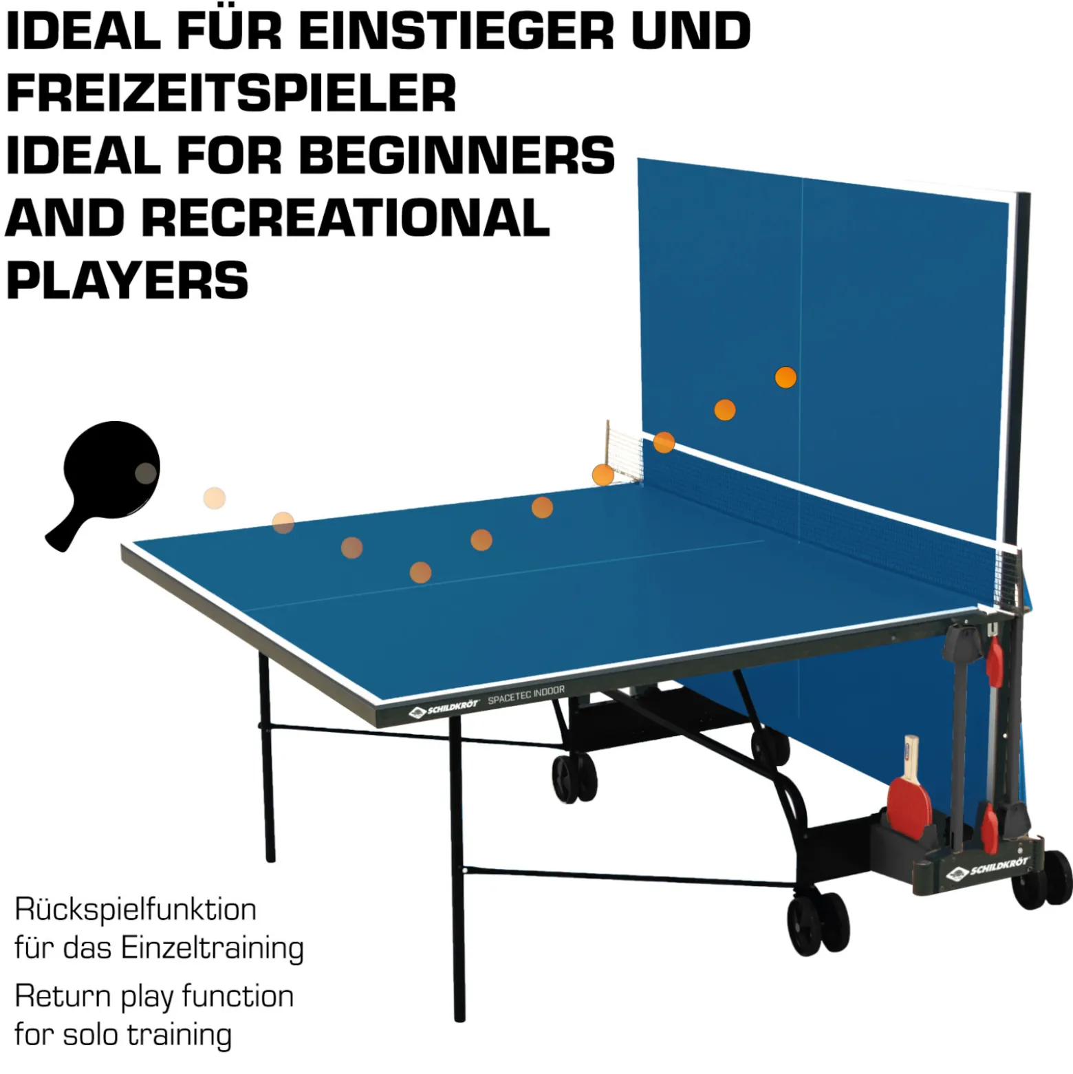 Donic-Schildkröt Indoor-Tischtennisplatte SpaceTec