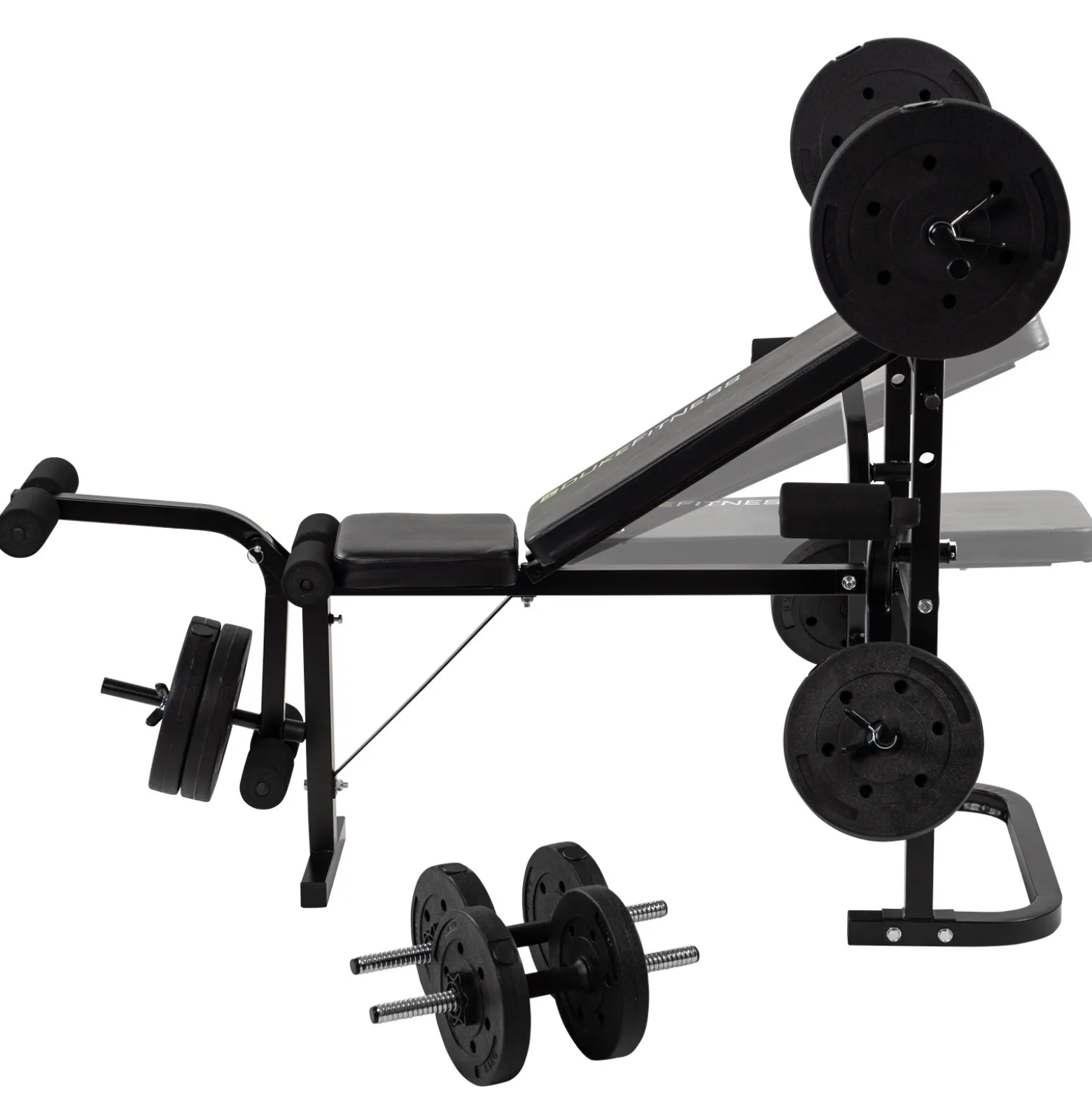 Duke Fitness Hantelbank Set
