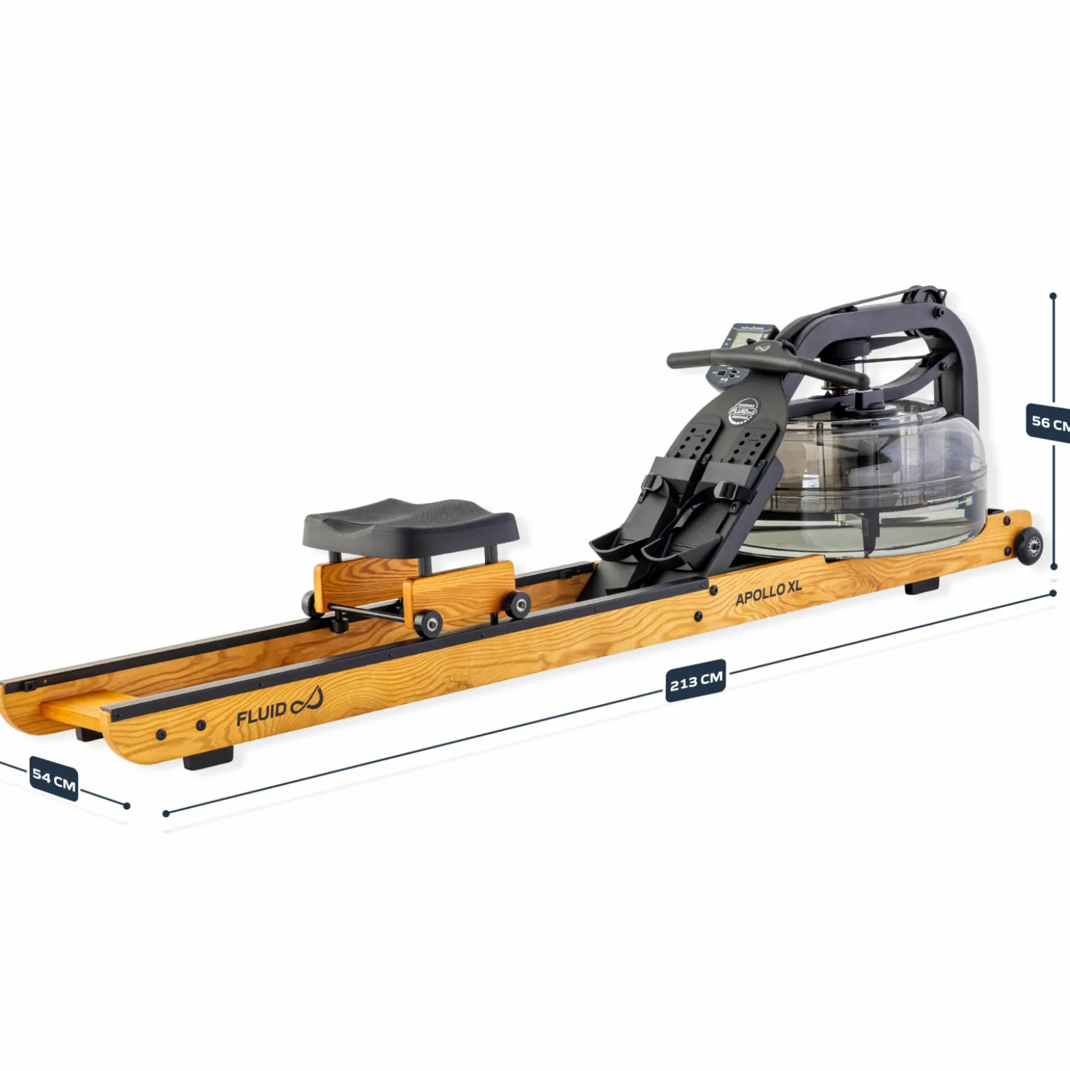 Fluid Rower Rudergerät Apollo XL Buche