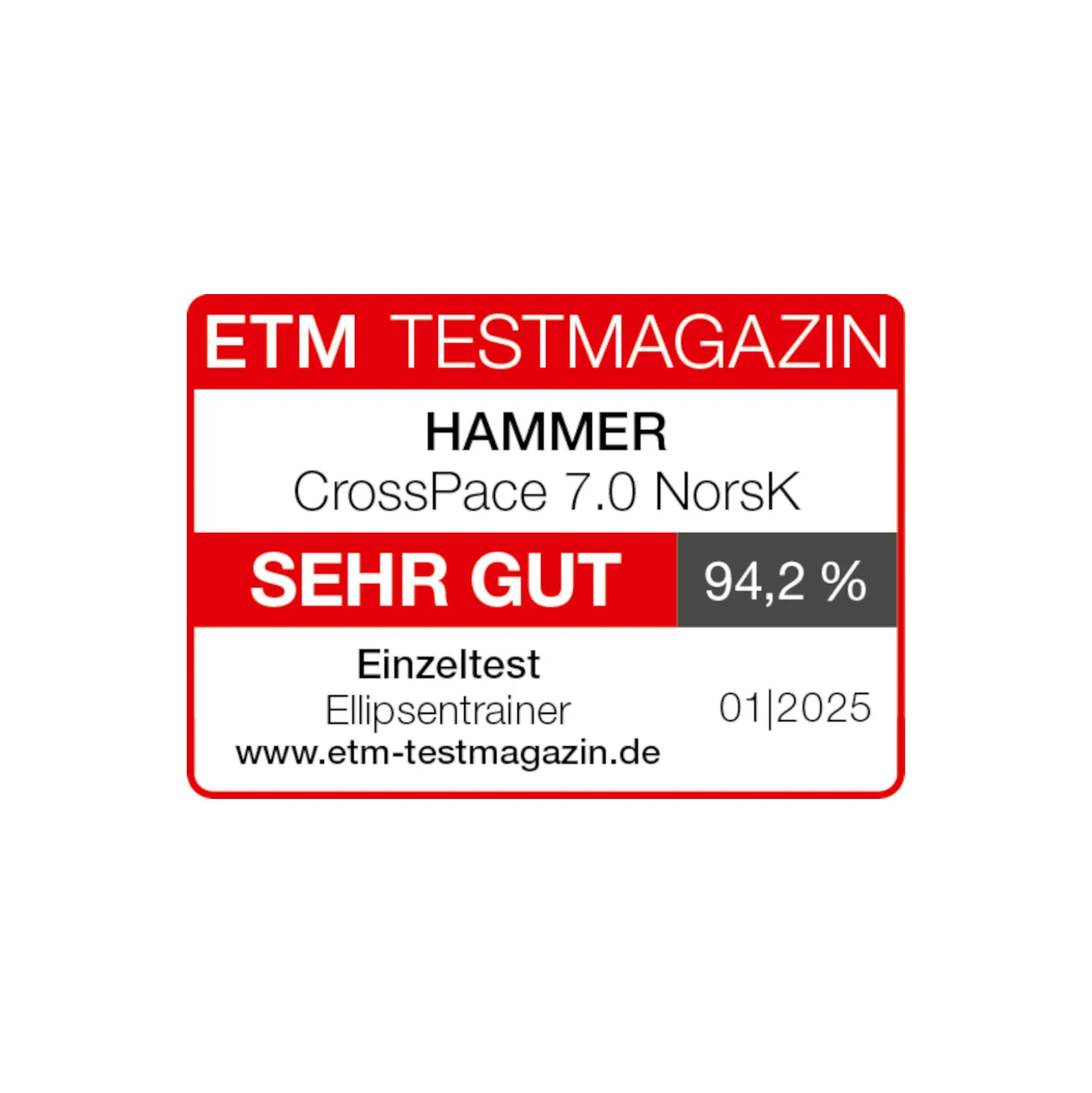 Hammer Ellipsentrainer CrossPace 7.0 NorsK