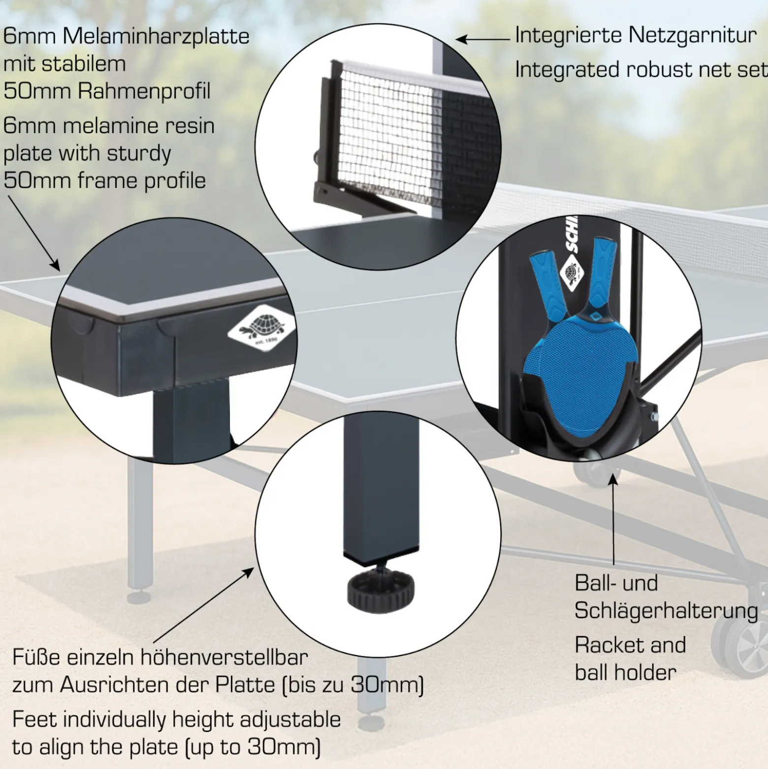 Schildkröt Outdoor Tischtennisplatte ProTec