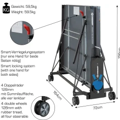 Schildkröt Outdoor Tischtennisplatte PowerTec inkl. Zubehör-Set
