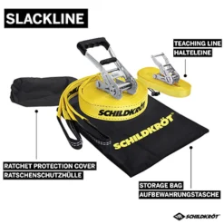 Schildkröt Slackline mit Teaching Line